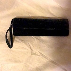 Lapis velvet  EAST WEST clutch